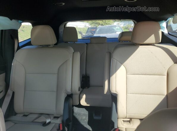 5GAEVARSXSJ102681 2025 BUICK ENCLAVE Blue Vista de los asientos traseros