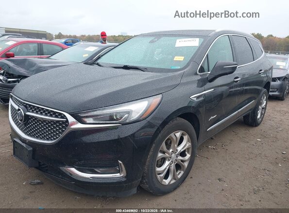 5GAEVCKW6LJ207387 2020 BUICK ENCLAVE Black წინა მარცხენა ხედი სამი მეოთხედიდან