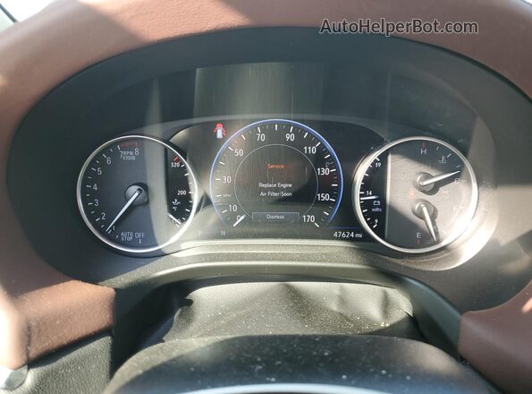 5GAEVCKW7LJ290621 2020 BUICK ENCLAVE White Instrument cluster view