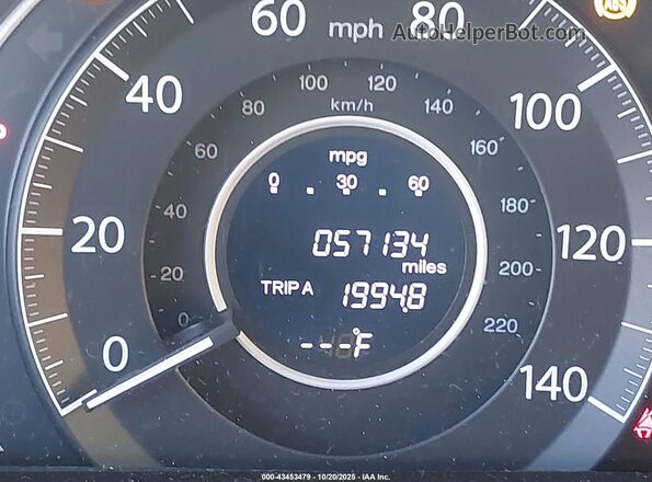 5J6RM3H72GL026505 2016 HONDA CR-V White 