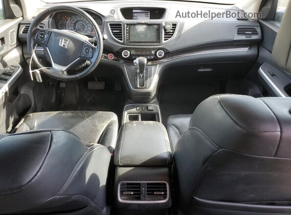 5J6RM4H96GL800326 2016 HONDA CR-V Black Widok deski rozdzielczej