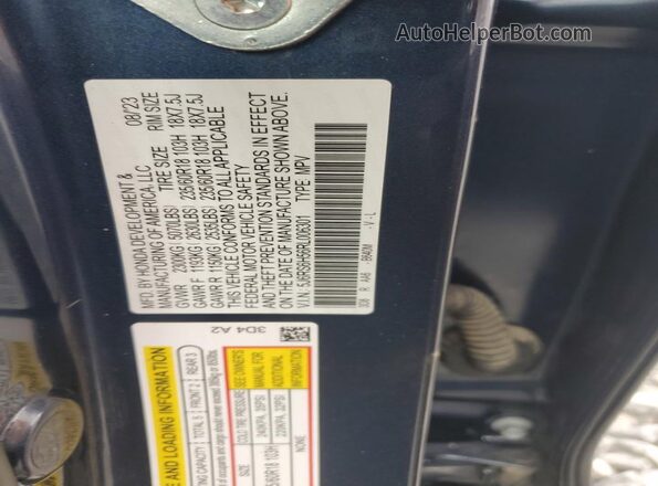 5J6RS6H56RL006301 2024 HONDA CRV Blue 