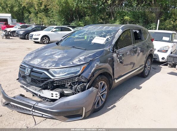 5J6RT6H98NL045367 2022 HONDA CR-V HYBRID Gray 