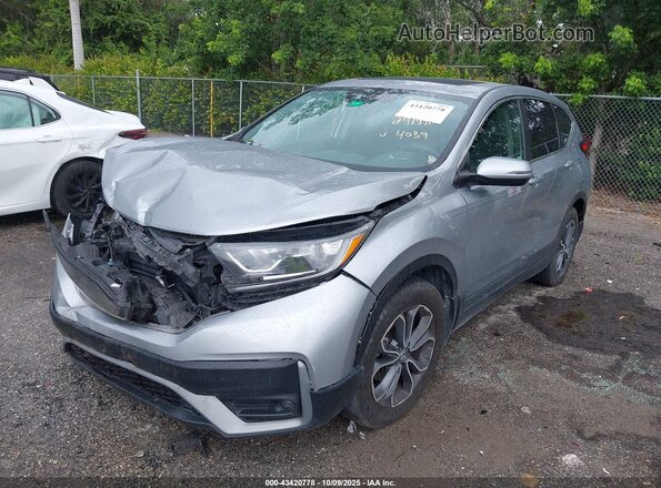 5J6RW1H56LL014039 2020 HONDA CR-V Серебряный Передняя левая четверть