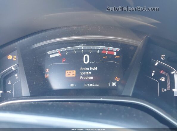 5J6RW1H80LL008537 2020 HONDA CR-V Gray Вид задніх сидінь