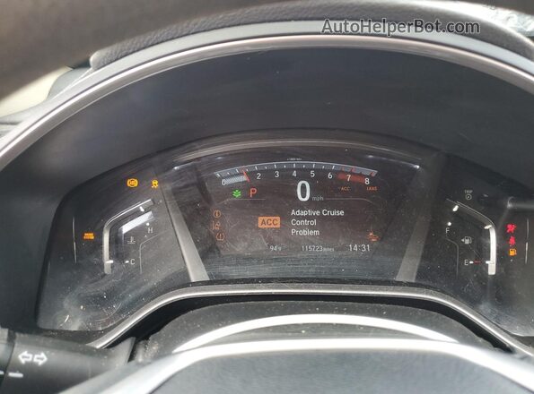 5J6RW2H57LL036945 2020 HONDA CR-V White Vista del cuadro de instrumentos