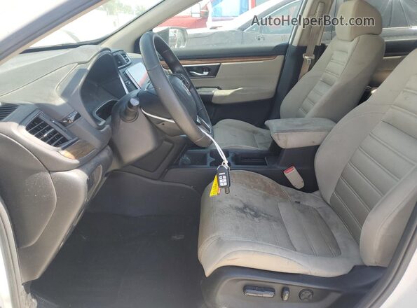 5J6RW2H58KA003219 2019 HONDA CR-V White Front interior view