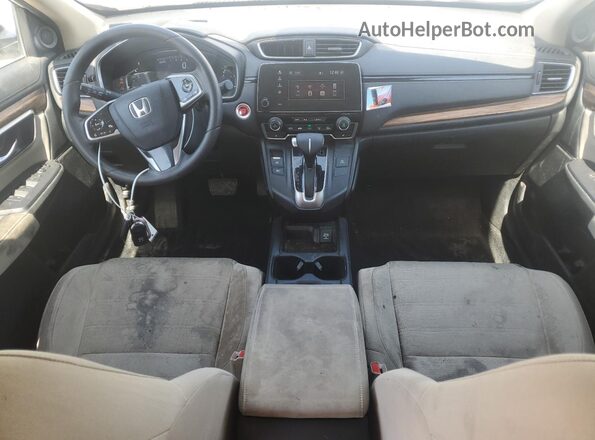 5J6RW2H58KA003219 2019 HONDA CR-V White Dashboard view