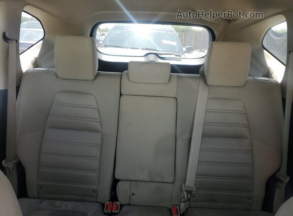 5J6RW2H58KA003219 2019 HONDA CR-V White Rear seats view