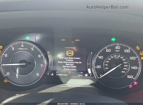 5J8TC1H39LL008790 2020 ACURA RDX Gray Vista de los asientos traseros