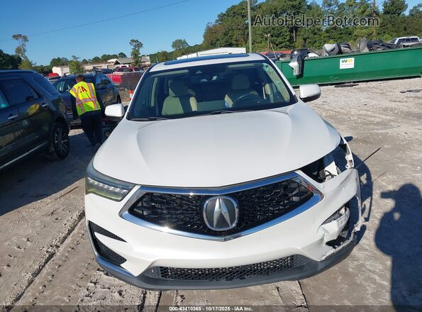 5J8TC1H50LL004290 2020 ACURA RDX White Instrument cluster view