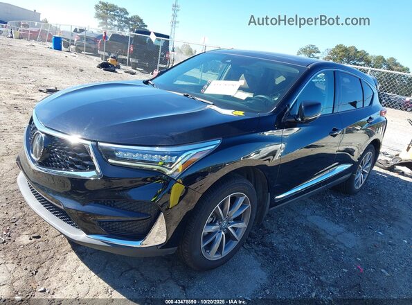 5J8TC1H53ML020470 2021 ACURA RDX Black წინა მარცხენა ხედი სამი მეოთხედიდან