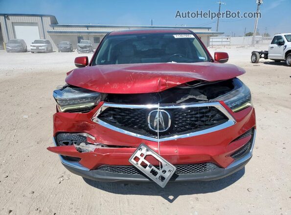5J8TC1H56LL013348 2020 ACURA RDX Red Vista frontal