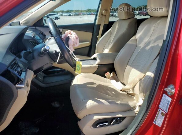 5J8TC1H56LL013348 2020 ACURA RDX Red Vista interior delantera