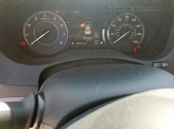 5J8TC1H56LL013348 2020 ACURA RDX Red Vista del cuadro de instrumentos