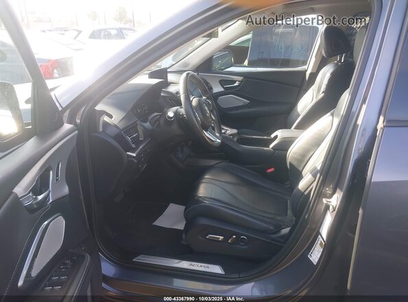 5J8TC1H5XKL013464 2019 ACURA RDX Gray Widok wnętrza z przodu