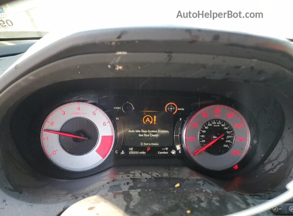 5J8TC1H62ML019111 2021 ACURA RDX Black Вид щитка приладів