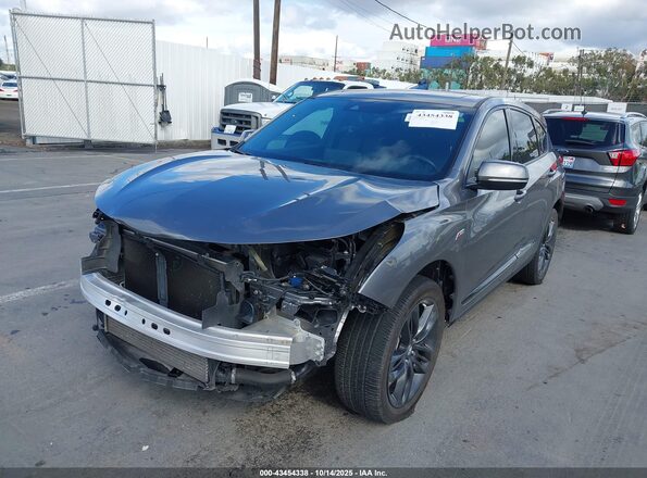 5J8TC1H62PL000711 2023 ACURA RDX Gray Передня ліва чверть