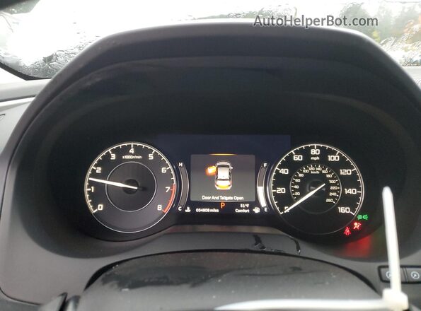 5J8TC2H34ML017517 2021 ACURA RDX Silver Widok zestawu wskaźników
