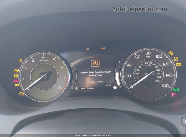 5J8TC2H35LL034003 2020 ACURA RDX White Հետևի նստատեղերի տեսք