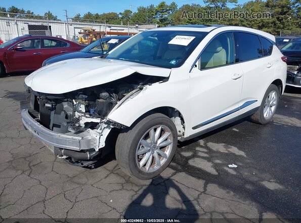 5J8TC2H35LL034003 2020 ACURA RDX White Առջևի ձախ երեք քառորդ տեսարան