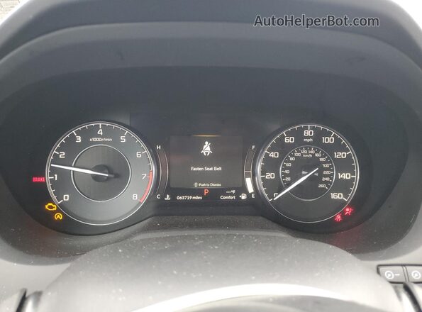 5J8TC2H38ML000185 2021 ACURA RDX Black ხელსაწყოთა პანელის ხედი