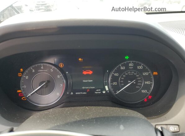 5J8TC2H40SL011106 2025 ACURA RDX Blue Widok zestawu wskaźników