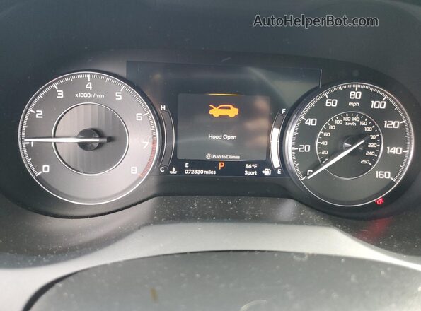 5J8TC2H52LL010291 2020 ACURA RDX Gray Widok zestawu wskaźników