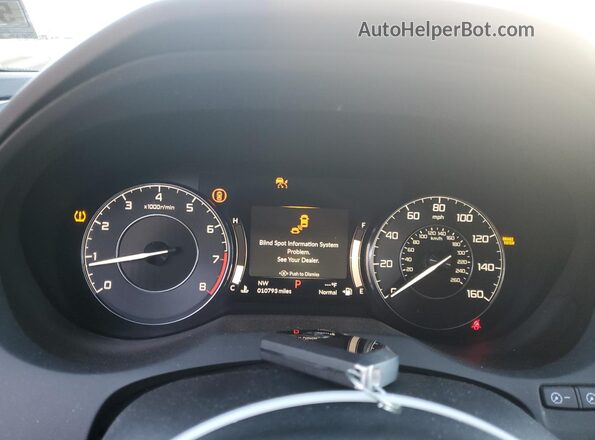 5J8TC2H53PL017661 2023 ACURA RDX Серебряный Вид щитка приборов