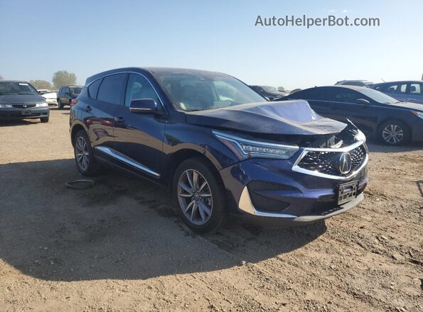 5J8TC2H56LL000167 2020 ACURA RDX Blue Delantero derecho