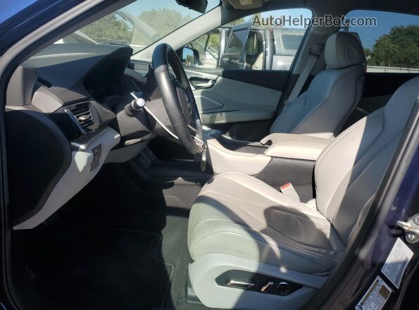 5J8TC2H56LL000167 2020 ACURA RDX Blue Vista interior delantera
