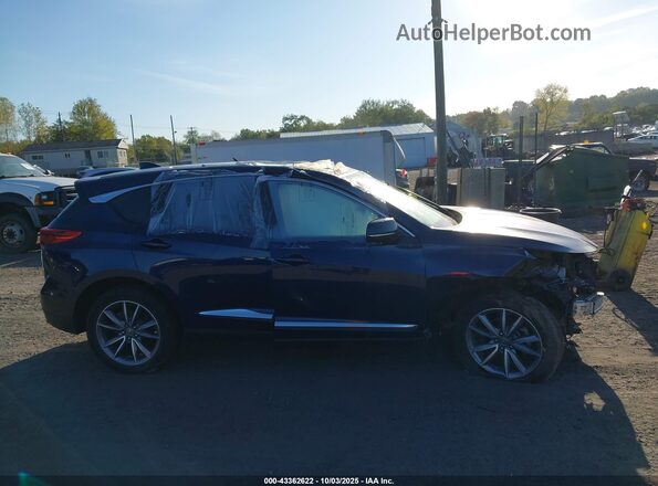 5J8TC2H57LL000579 2020 ACURA RDX Dark Blue Widok wnętrza z tyłu
