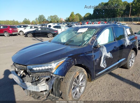 5J8TC2H57LL000579 2020 ACURA RDX Dark Blue Widok z przodu