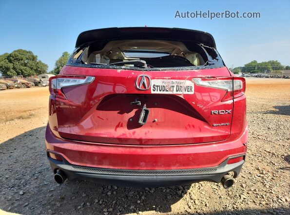 5J8TC2H58KL035792 2019 ACURA RDX Red Вид ззаду