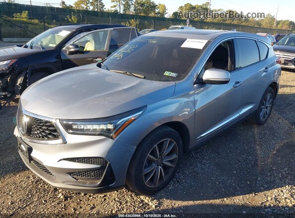 5J8TC2H58LL039438 2020 ACURA RDX Silver Առջևի ձախ երեք քառորդ տեսարան