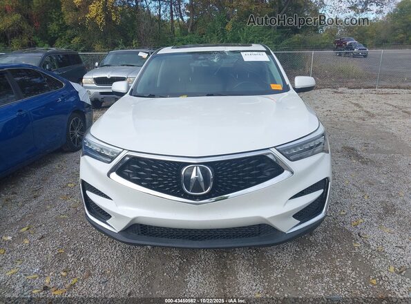 5J8TC2H5XML028118 2021 ACURA RDX White Vista del cuadro de instrumentos