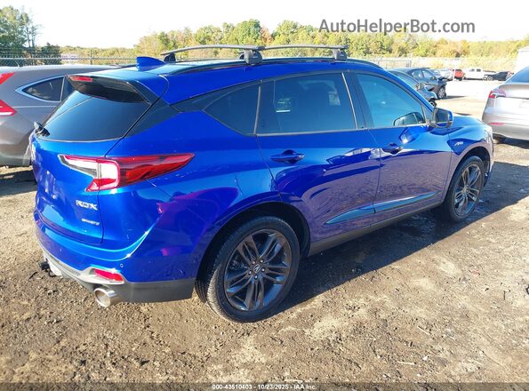 5J8TC2H60LL033349 2020 ACURA RDX Blue უკანა მარჯვენა
