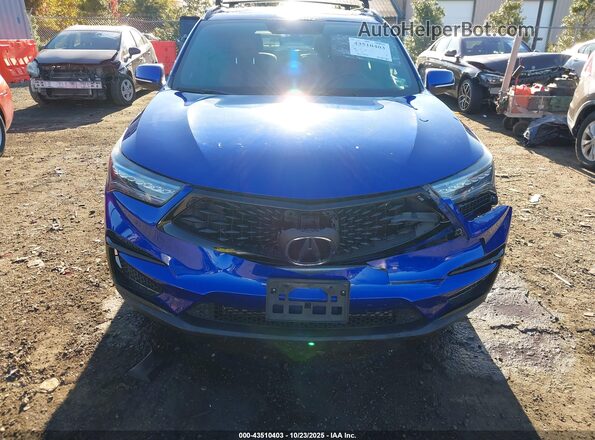 5J8TC2H60LL033349 2020 ACURA RDX Blue წინა ხედი