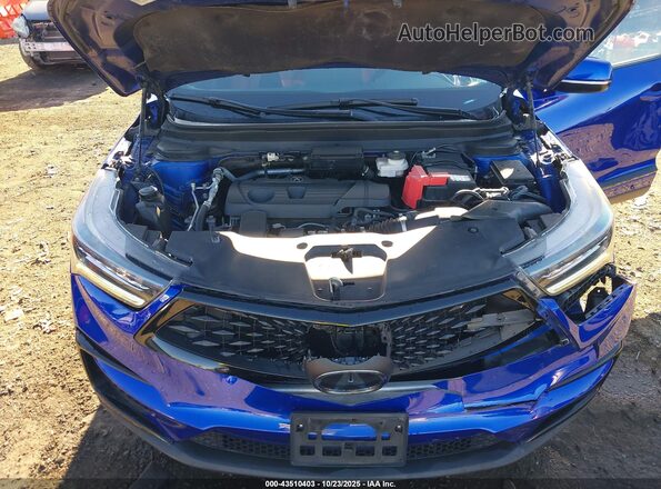 5J8TC2H60LL033349 2020 ACURA RDX Blue უკანა ხედი