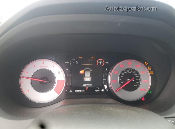 5J8TC2H60ML009828 2021 ACURA RDX Blue ხელსაწყოთა პანელის ხედი