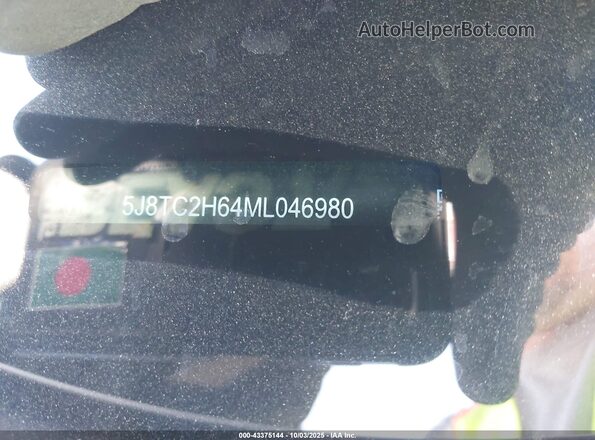 5J8TC2H64ML046980 2021 ACURA RDX White 