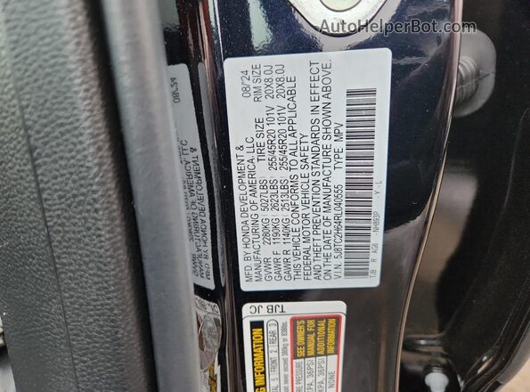 5J8TC2H64RL040555 2024 ACURA RDX Black 