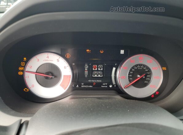 5J8TC2H67PL019020 2023 ACURA RDX Blue Սարքավորումների վահանակի տեսք