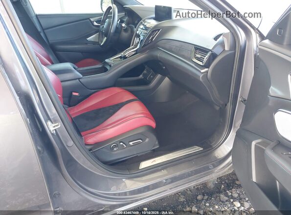5J8TC2H6XLL020902 2020 ACURA RDX Gray Vista interior delantera