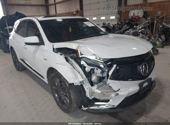 5J8TC2H6XLL026652 2020 ACURA RDX White Front view