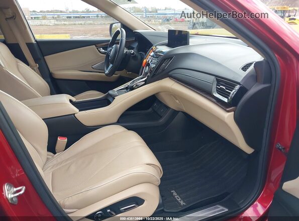 5J8TC2H71LL002426 2020 ACURA RDX Red წინა სალონის ხედი