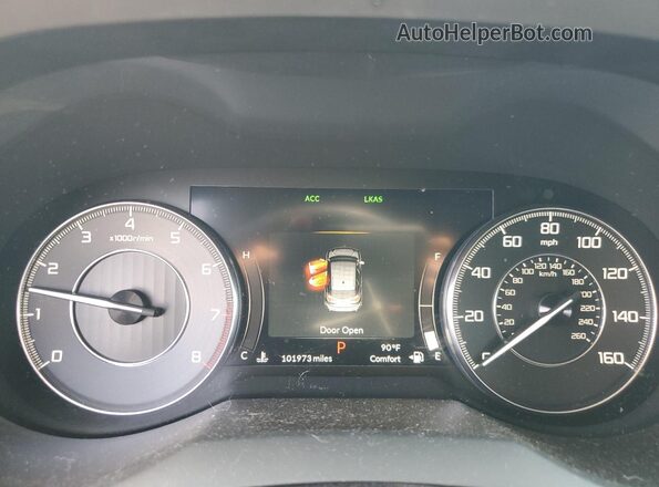 5J8TC2H77KL016152 2019 ACURA RDX White Instrument cluster view