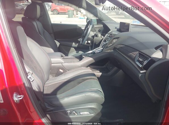 5J8TC2H83NL011382 2022 ACURA RDX Maroon წინა სალონის ხედი