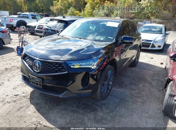 5J8TC2H83PL009702 2023 ACURA RDX Черный Передняя левая четверть