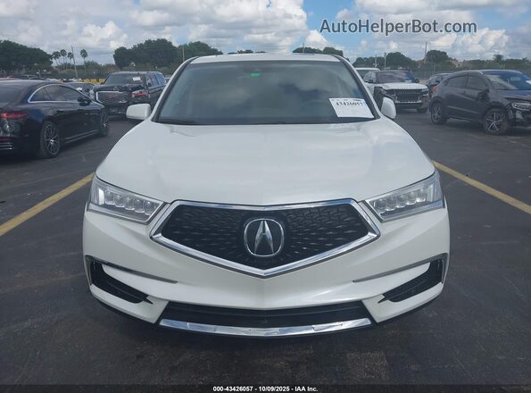 5J8YD3H33LL013367 2020 ACURA MDX White Вид щитка приладів
